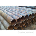 S275 S355 ST45 ST52 Pipe en acier soudé en spirale